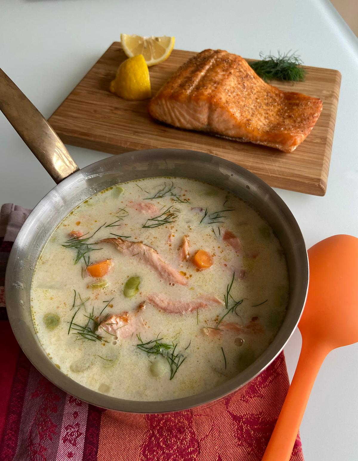 Smoked Salmon in a Cozy Chowder Is Perfect on Cool, Rainy Days