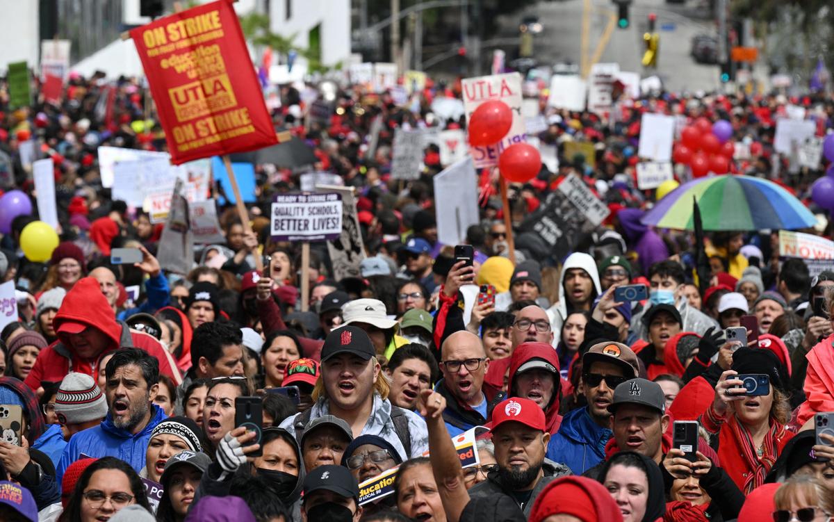 LAUSD Strike Demonstrates Massive Union Power
