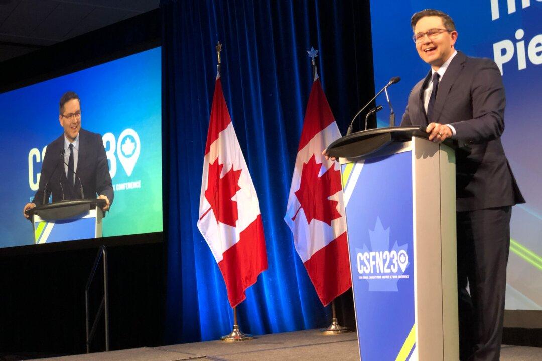 Poilievre Says He Will Stand Up to ‘Woke’ Corporations
