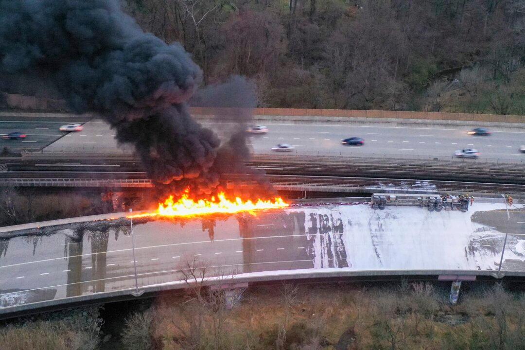 Fiery Maryland Tanker Crash Injures Driver, Closes Lanes