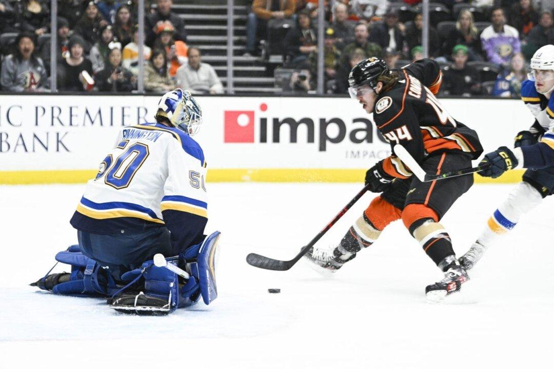 Blues Finish Off Season Sweep of Ducks