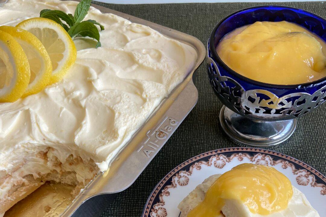 Lemon Curd Pudding to Brighten Easter Brunch