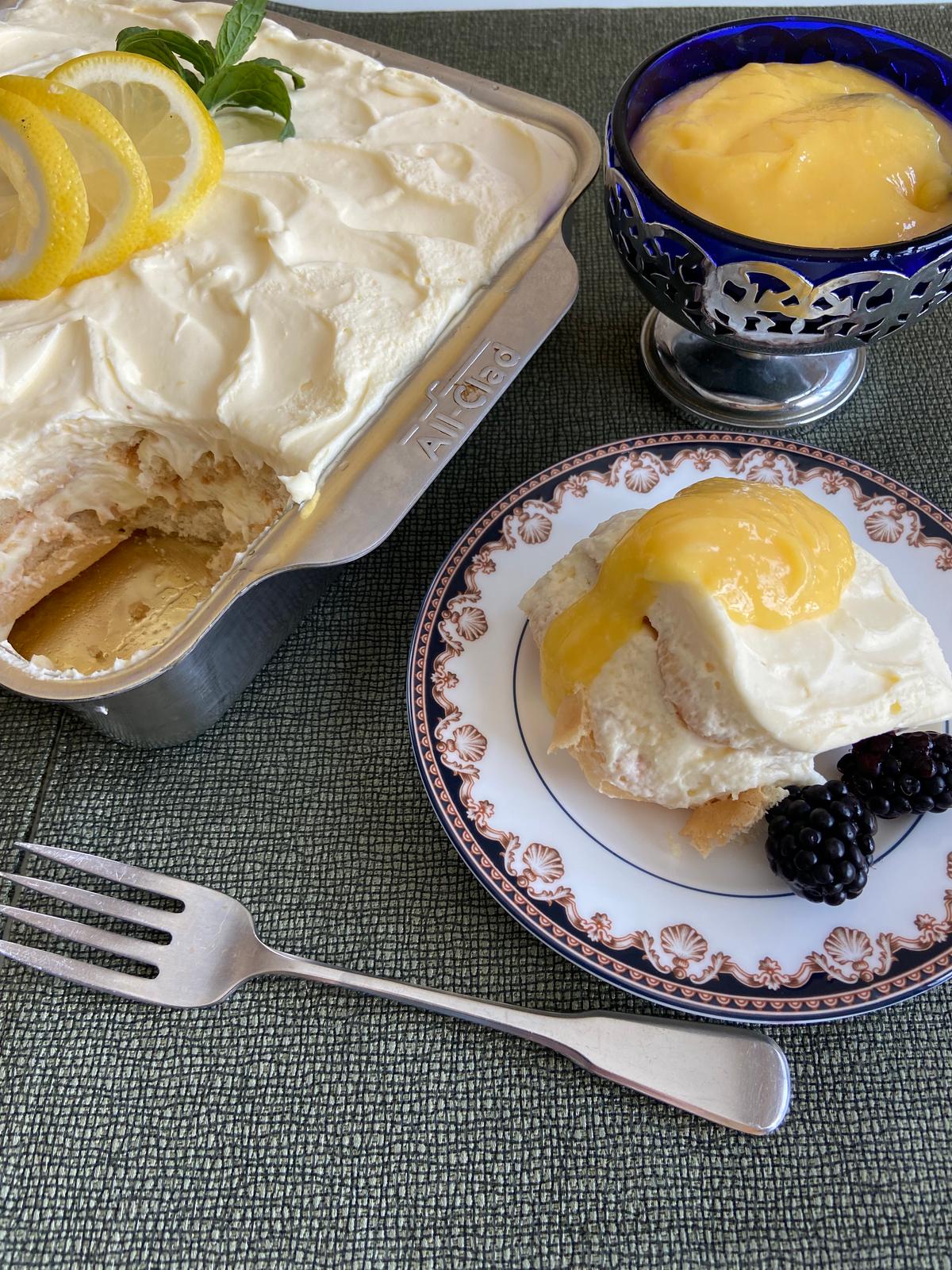 Lemon Curd Pudding to Brighten Easter Brunch