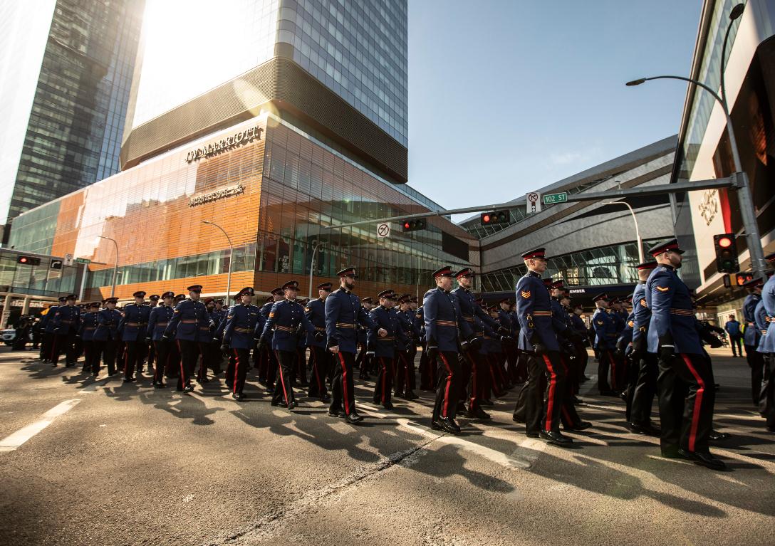 ‘Harsh Reminder of the Risks Our Heroes in Uniform Face’: Regimental Funeral for 2 Slain Edmonton Officers