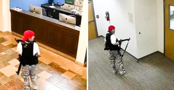 Officials have identified the suspect in Monday's Nashville Christian school shooting incident as 28-year-old Audrey Hale as Nashville Police released surveillance footage, seen above, on March 28, 2023. (Nashville Police Department)