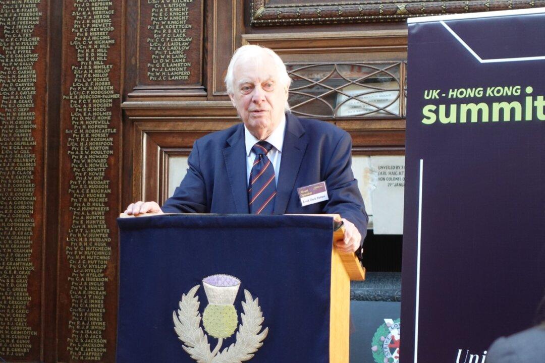 The Last Governor of Hong Kong: Hopeful for Hong Kong-Born UK Prime Minister in the Future