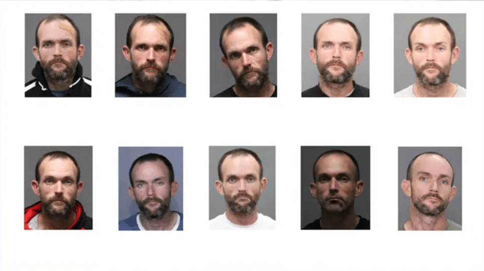 California Man Arrested 10 Times in 31 Days, Faces 33 Charges