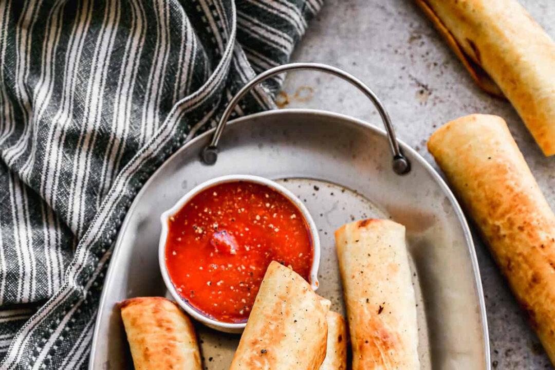 Crispy Bean and Cheese Burritos