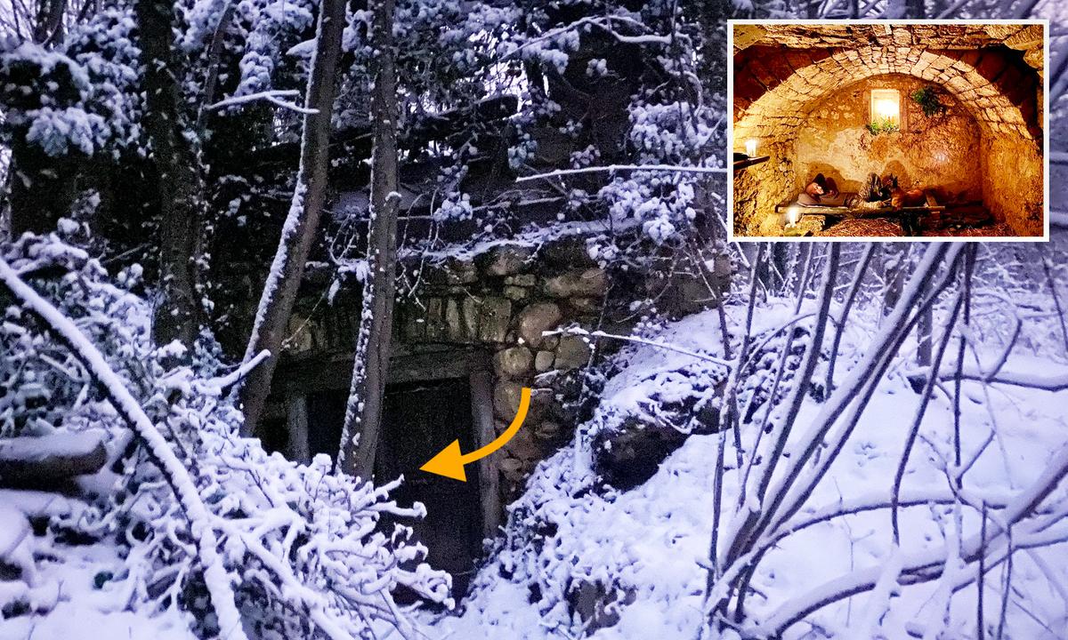 VIDEO: Man and His Dog Turn Abandoned Bunker Into Warm, Cozy Blizzard Shelter—Check It Out