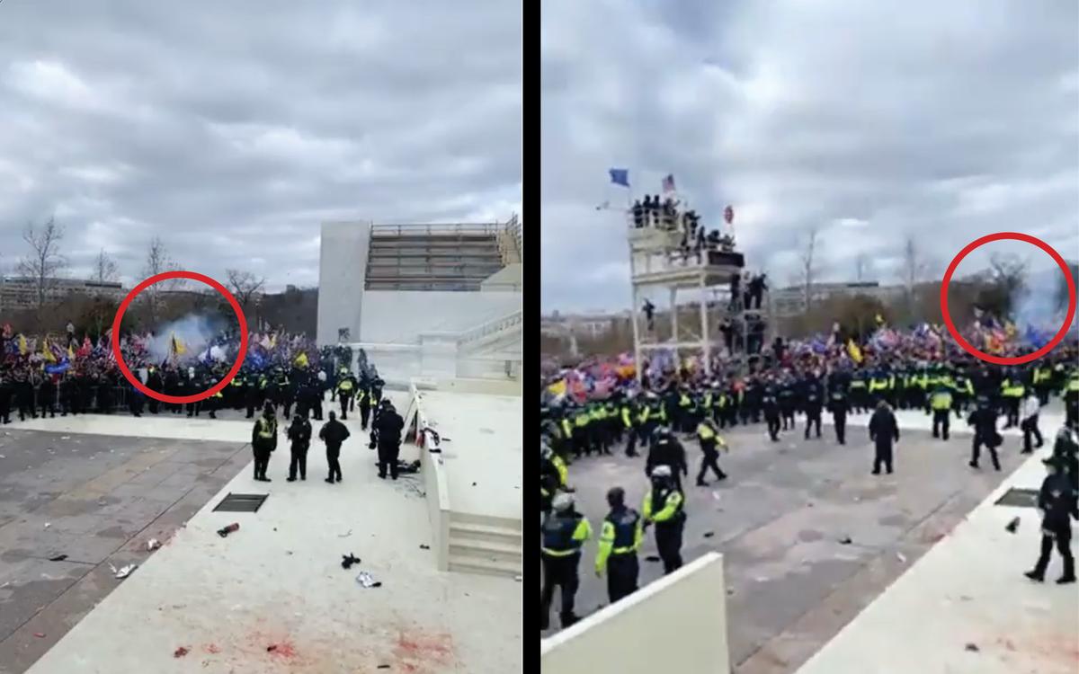 Undercover Video Captured 40 Munition Blasts in Jan. 6 Crowds at US Capitol