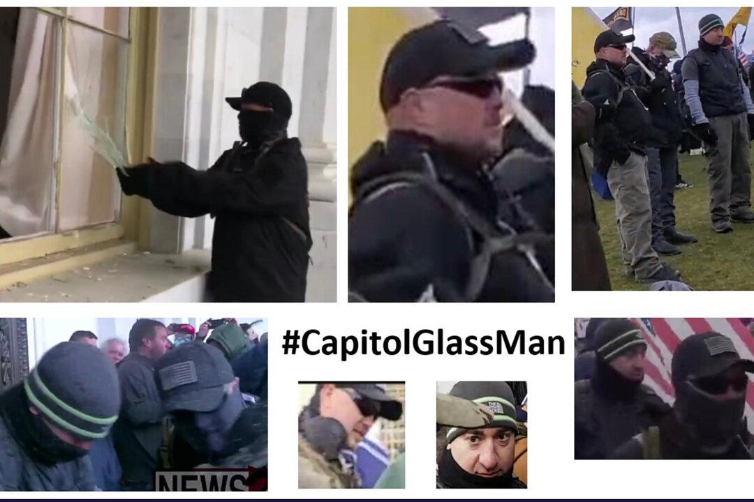 Search Continues for Jan. 6 Vandal Dubbed #CapitolGlassMan by Sedition Hunters
