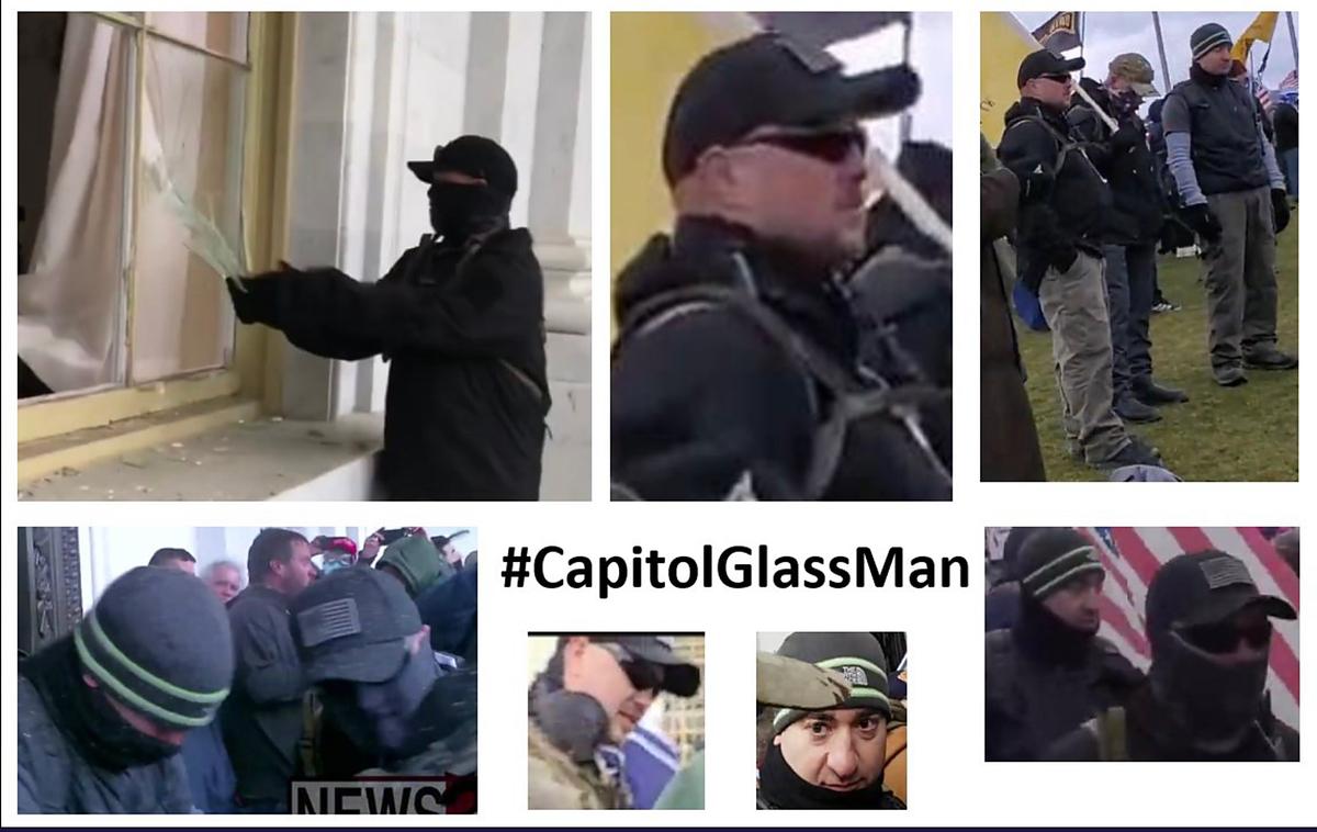 Search Continues for Jan. 6 Vandal Dubbed #CapitolGlassMan by Sedition Hunters