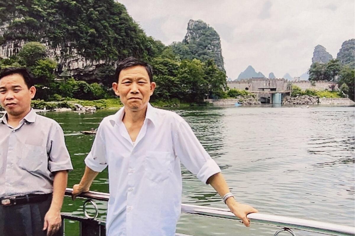 Steven Wang's deceased father, Wang Guanghui, in Guilin, Guangxi Autonomous Region, China, in 2007. (Courtesy of Steven Wang)