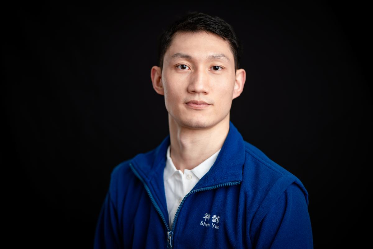Steven Wang, Shen Yun principal dancer, at his home in New York state on March 31, 2023. (Samira Bouaou/The Epoch Times)
