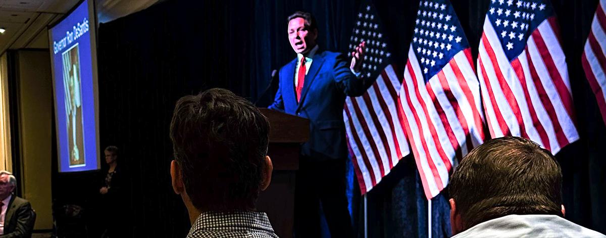 DeSantis Barnstorms the Great Lakes State to Test the Political Waters