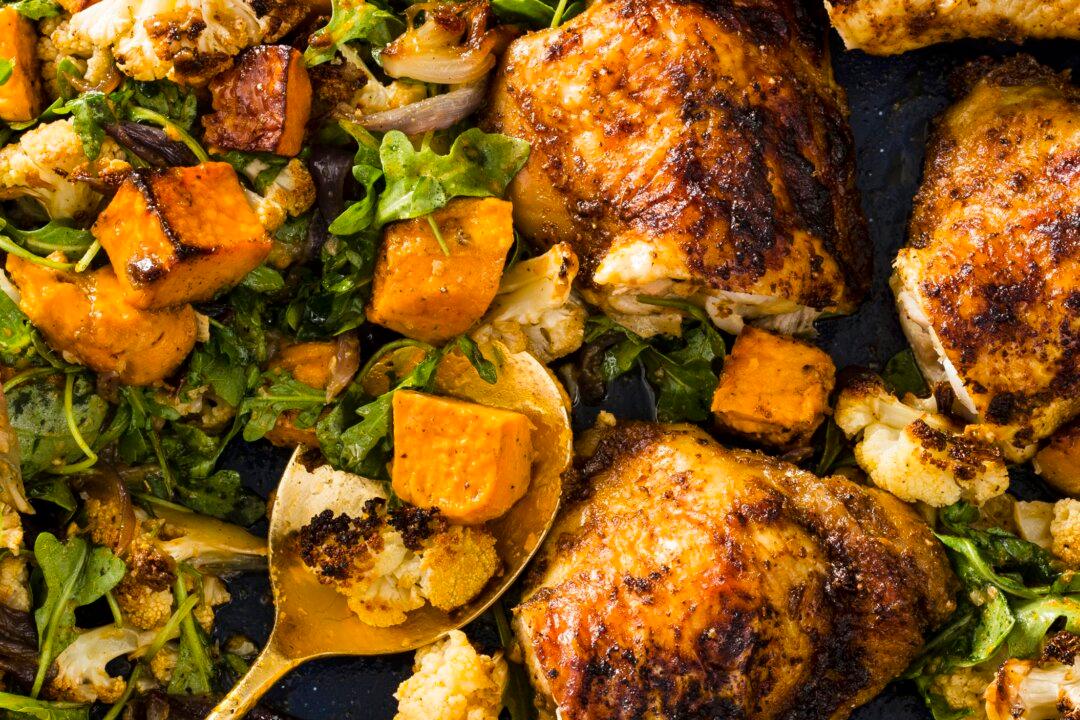 A Peruvian-Inspired Marinade Livens up This One-Pan Weeknight Chicken Dinner
