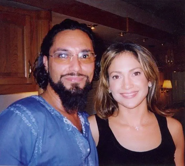 Gabriel Georgiou with Jennifer Lopez. (Courtesy of Gabriel Georgiou)