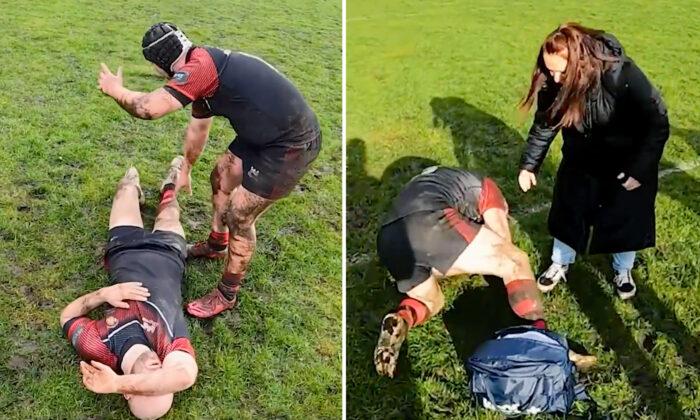 Rugby Player’s Girlfriend Was ‘Shocked’ When Her Boyfriend Injured Himself During a Match, but Then This Happens