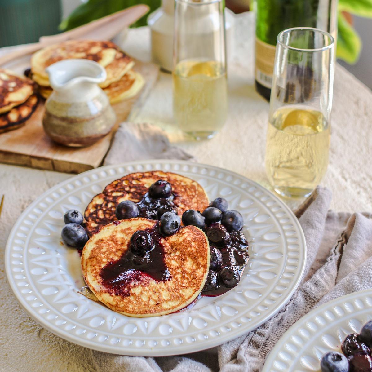 Surprise Your Mom With These Light and Fruity Ricotta Pancakes