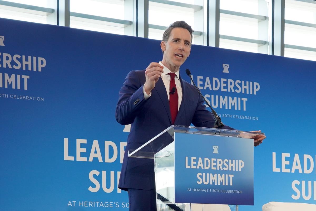 Hawley Warns of ‘Great Awokening,’ Says GOP Not Prepared to Respond