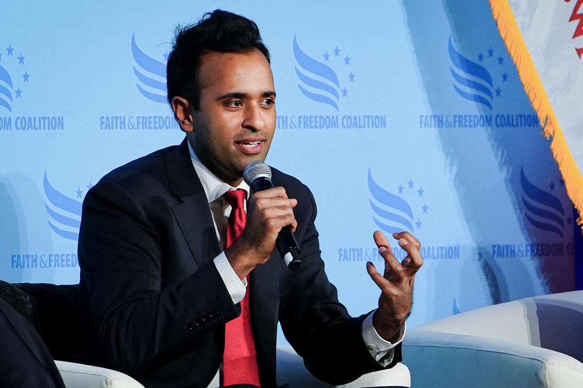 Republican Presidential Candidate Vivek Ramaswamy ‘Deeply Concerned’ Over Musk’s China Visit