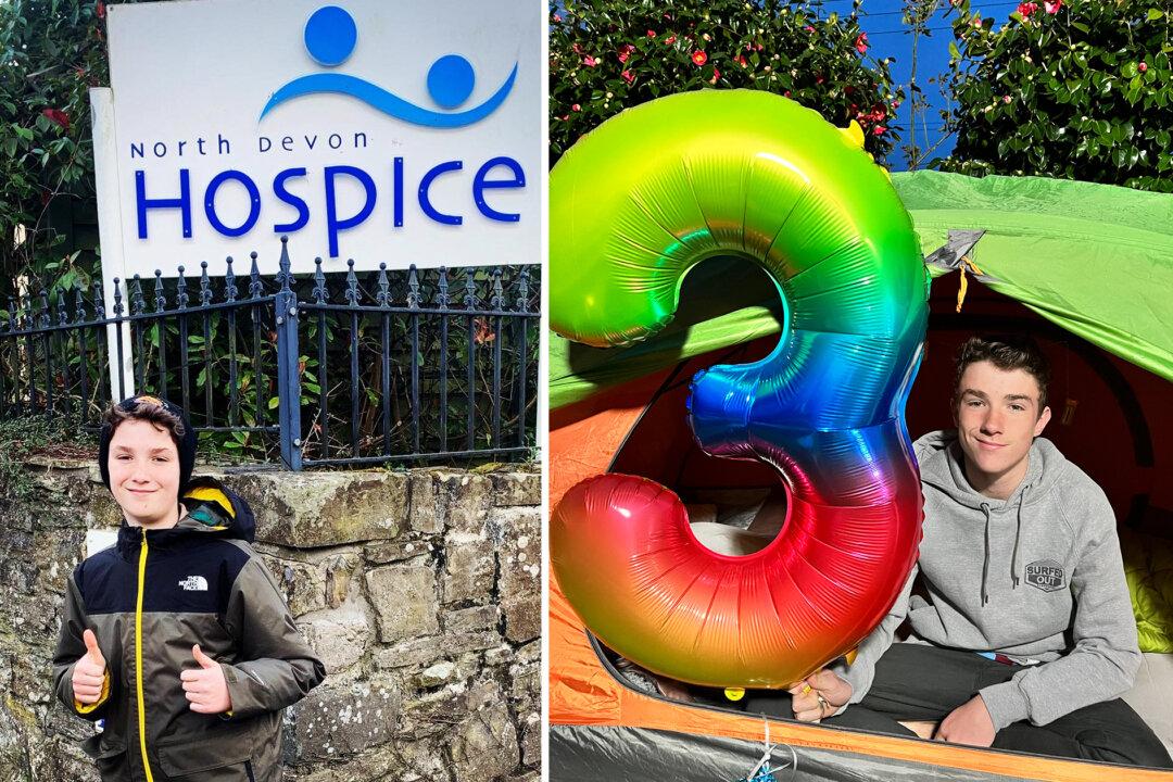 Boy Who Slept in a Tent for 3 Years in Memory of Late Neighbor Raises Almost 1 Million Dollars for a Hospice