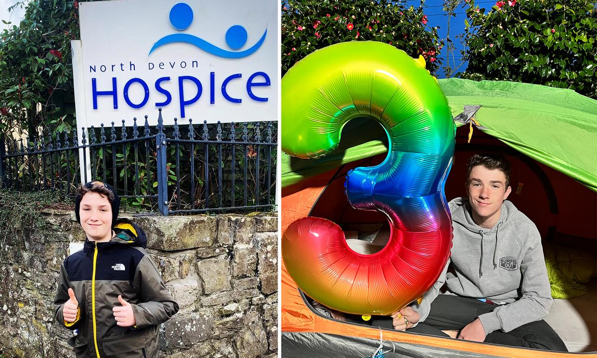 Boy Who Slept in a Tent for 3 Years in Memory of Late Neighbor Raises Almost 1 Million Dollars for a Hospice