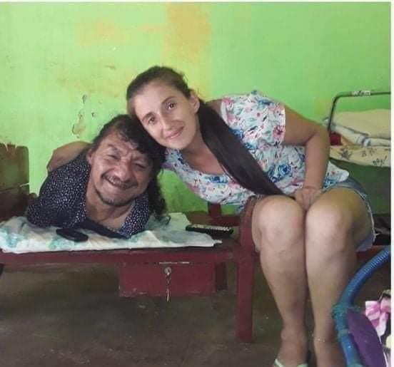 Mr. Acuña with his daughter Elida. (Courtesy of Elida Acuña)