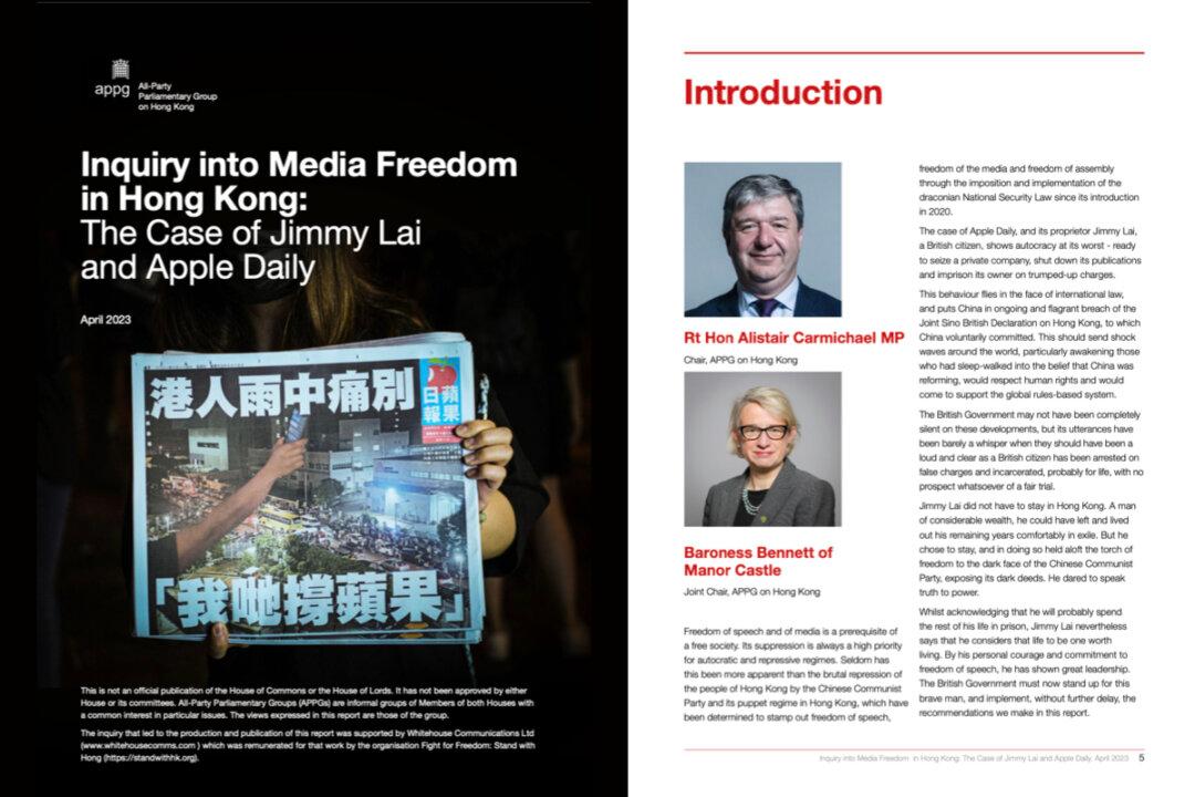 UK Parliamentarians Urge UK Government to Take Action on Media Oppression in Hong Kong