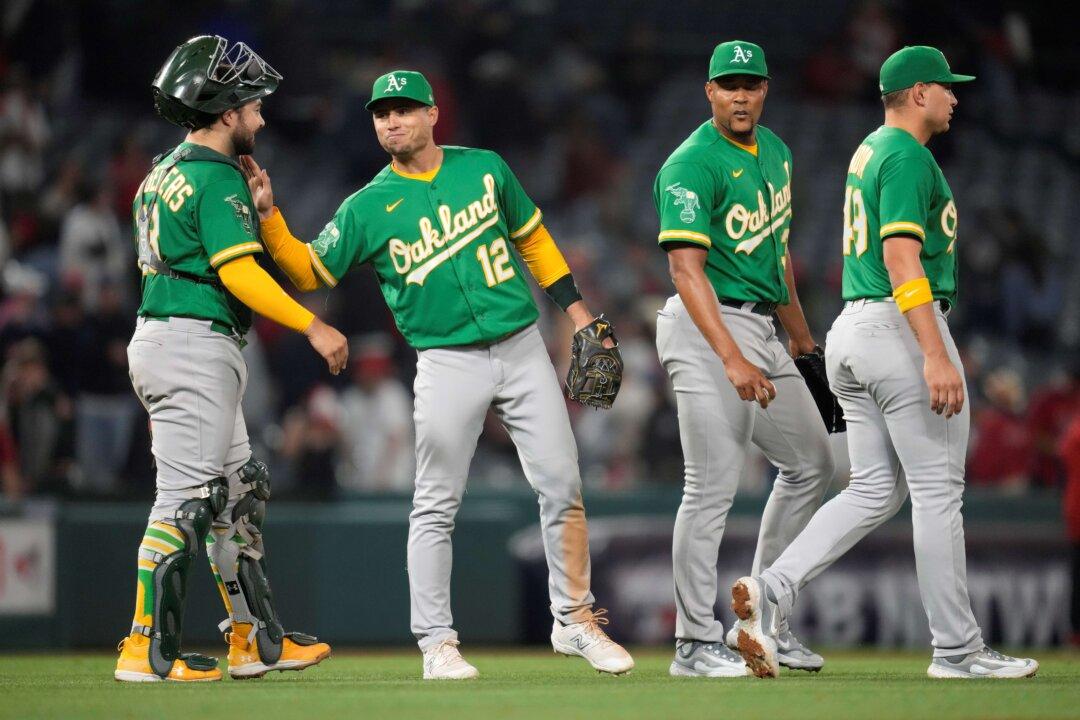 A’s Hit 5 Home Runs, Rally for 11–10 Win Over Angels in 10