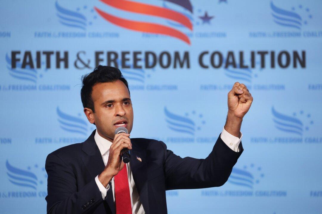 Trump ‘Pleased’ With Ramaswamy’s Jump in GOP Primary Polls