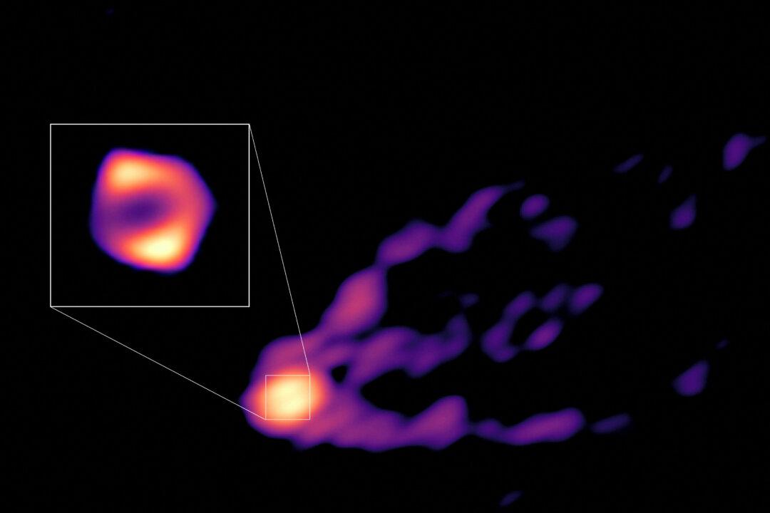 New Image Reveals Violent Events Near a Supermassive Black Hole