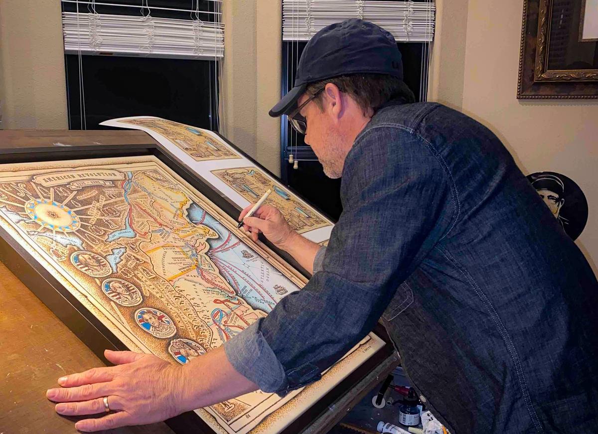 Mapping Art: How Maps Guided a Texas Artist to a Successful Career