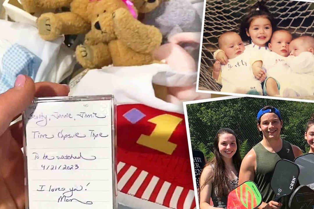Triplets Open Time Capsule Saved Until They Turned 25, Here’s the Treasure They Found Inside