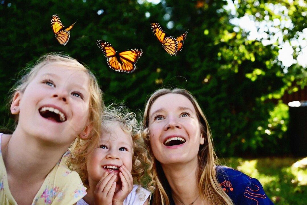 Butterfly Mama: Fashion Photographer Raises Over 1,000 Monarch Butterflies, With Young Daughters’ Help