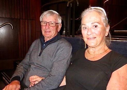 John Flanery and Kerryanne Flanery enjoyed Shen Yun Performing Arts at the Sydney Lyric Theatre in Sydney, Australia, on May 4, 2023. (Beatrice Lee/The Epoch Times)