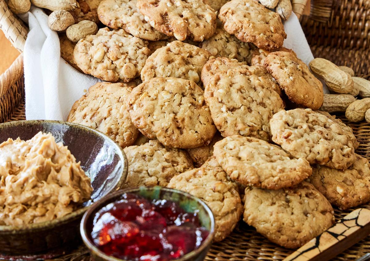 Peanut Butter Toffee Cookies