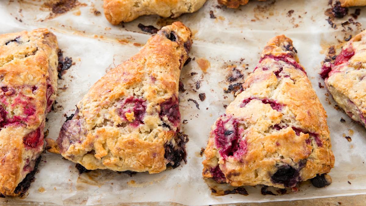 Mixed Berry Scones