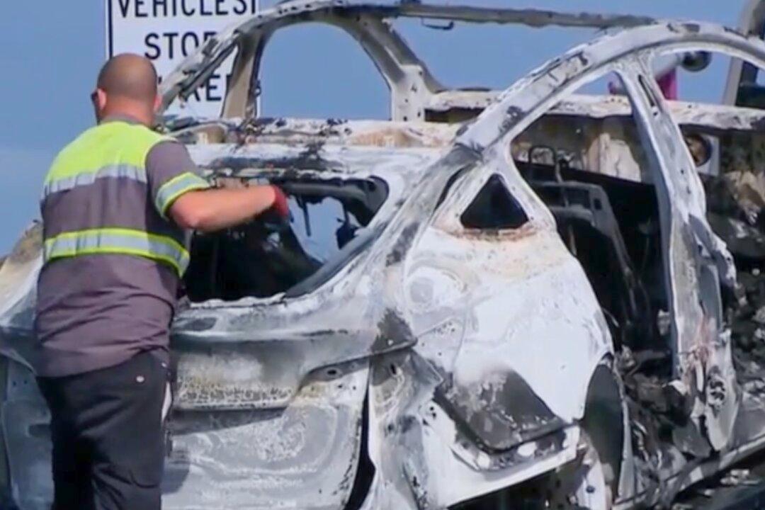 California Man ‘Lucky to Be Alive’ After Tesla Caught Fire on Highway