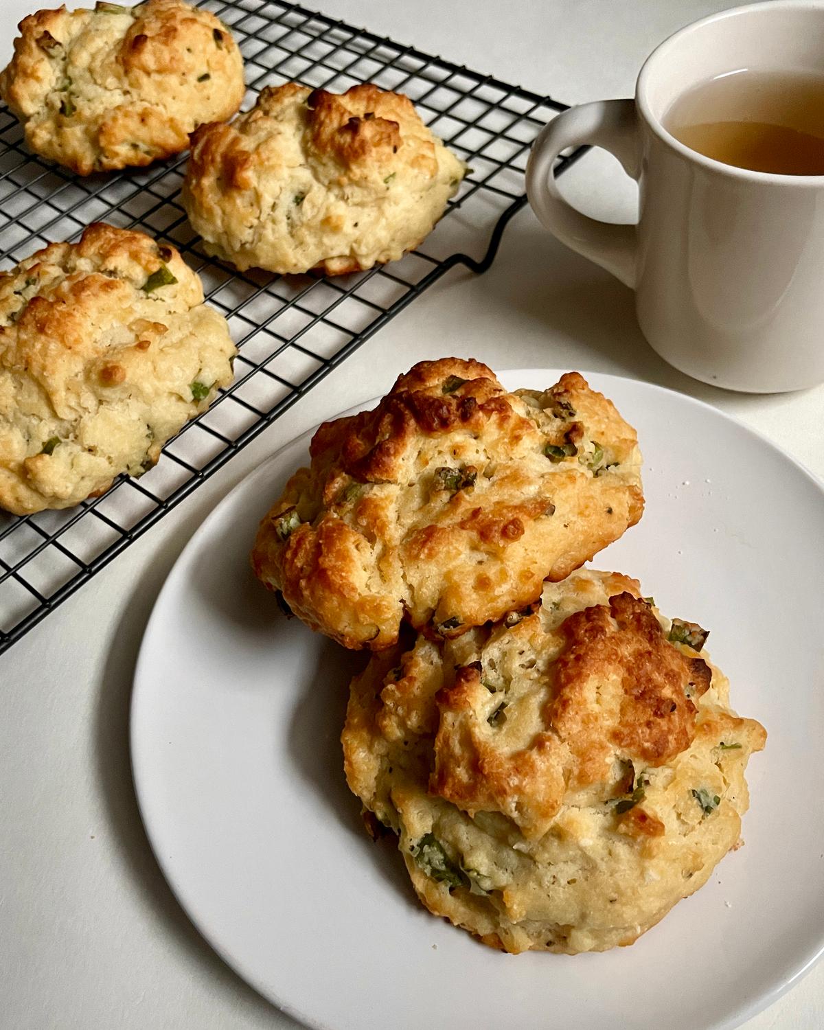 Scallion Cream Cheese Scones Are a Fun Twist on the Classic Bagel Combo