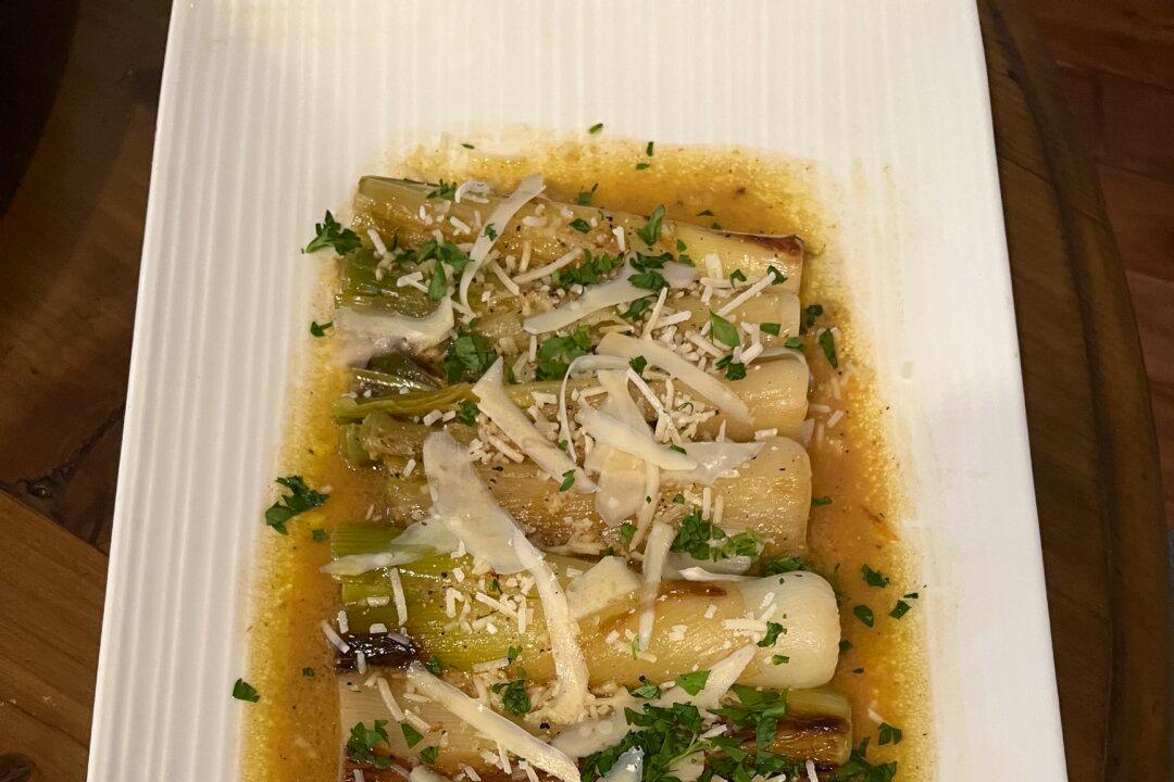 Braised Leeks Are Particularly Delicious in Late Spring