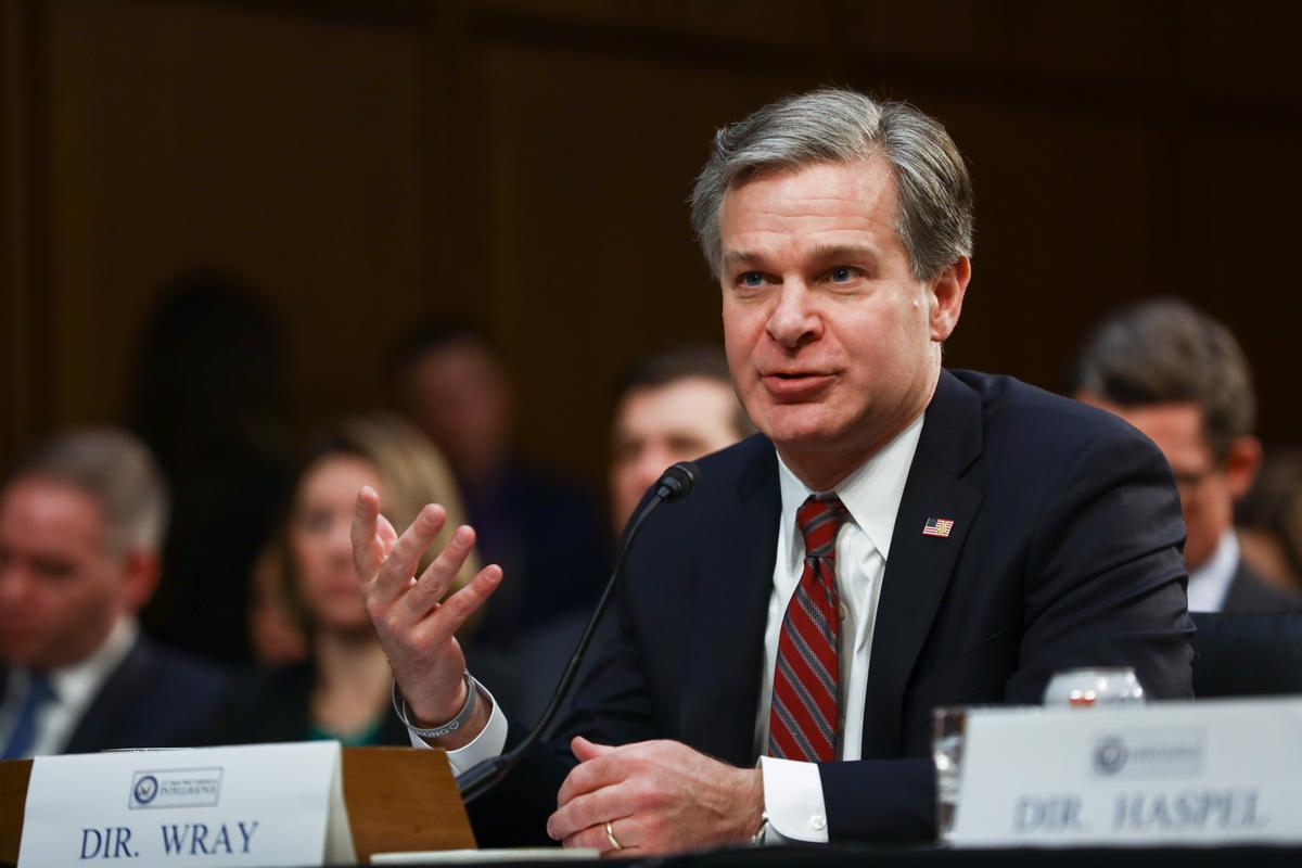 Wray Says FBI Is Responding to Durham Report’s Criticisms