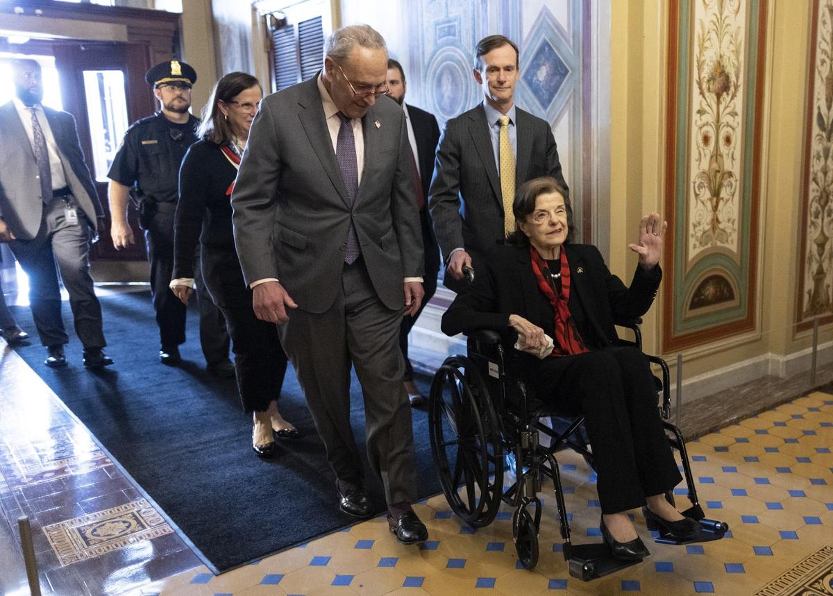 Sen. Feinstein Briefly Hospitalized After Fall