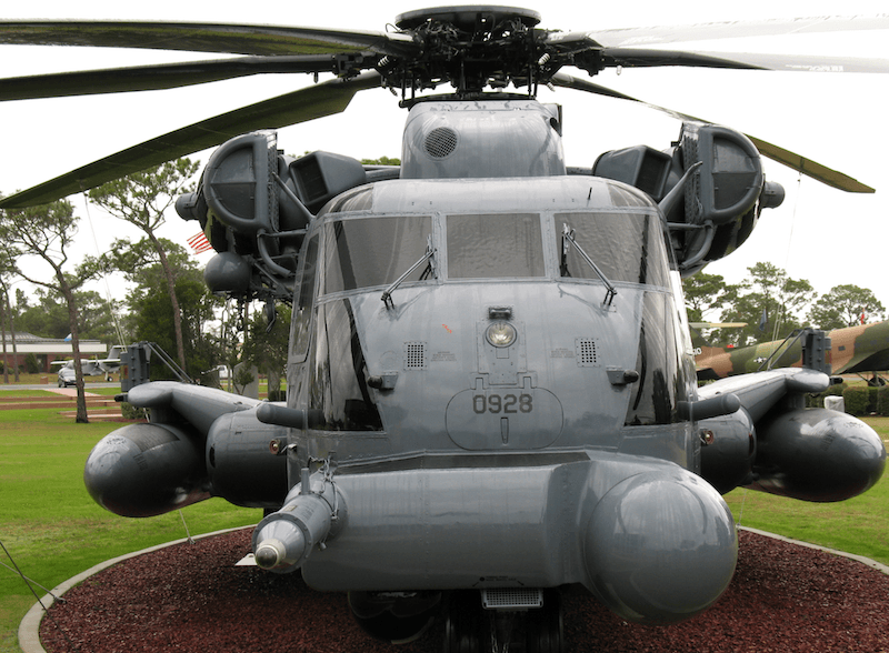 The MH-53 Pave Low is a variant of the U.S. Air Force's Sikorsky HH-53 Super Jolly Green Giant used for special forces operations and long-range combat search and rescue and was developed to replace the HH-3 Jolly Green Giant. (U.S. Air Force)