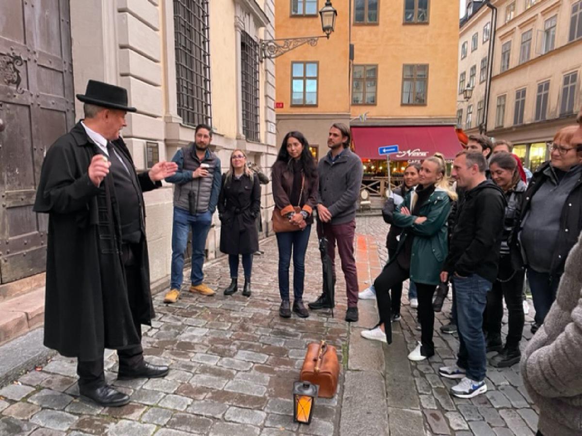 Old Meets New in Gamla Stan, Sweden