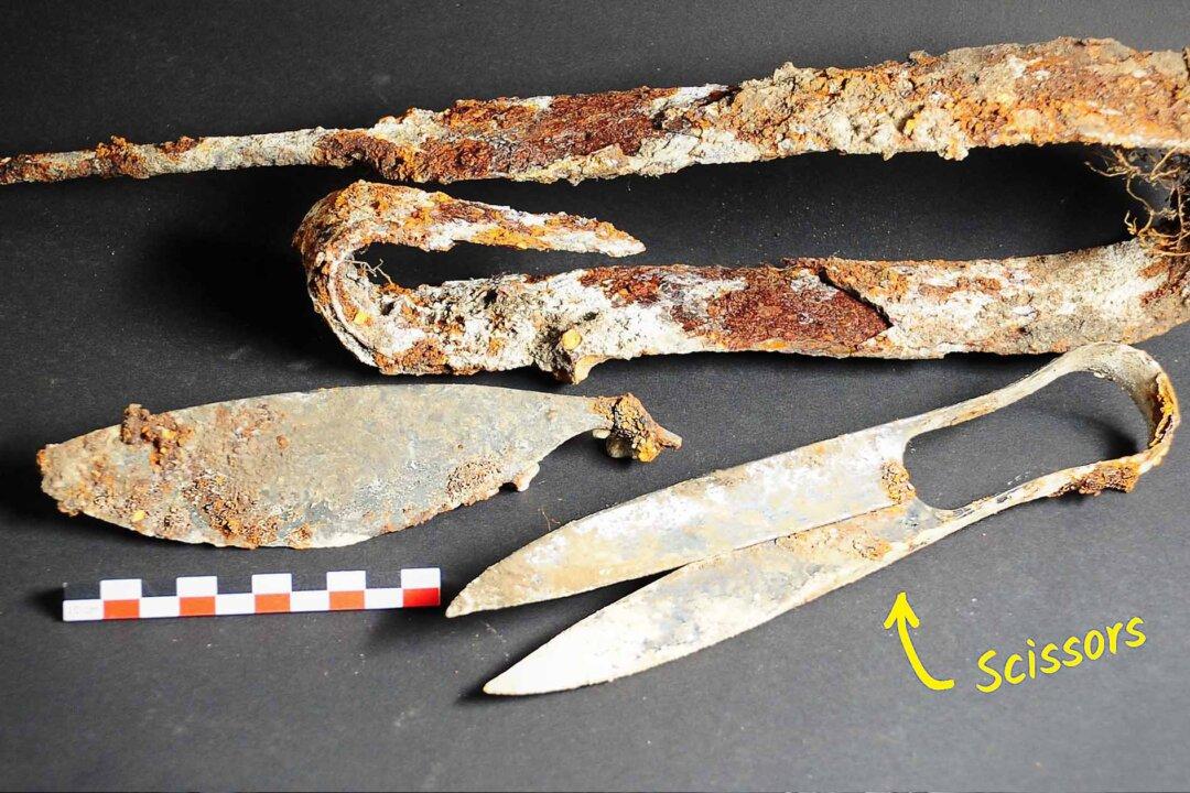 Celtic Grave Found With 2,300-Year-Old Scissors and ‘Folded’ Sword During Excavation in Germany