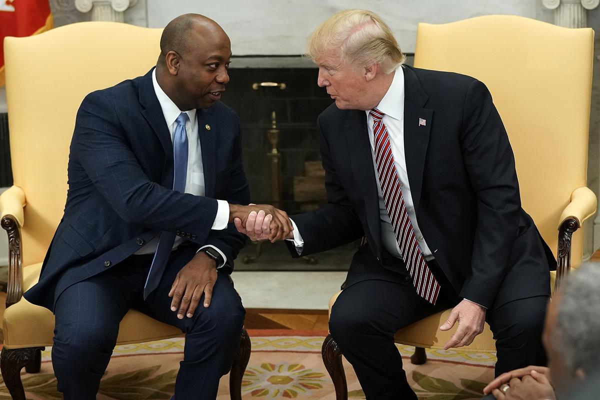 ‘No Silver Lining in Slavery’: Tim Scott Voices Disapproval of Florida’s Curriculum on Slavery
