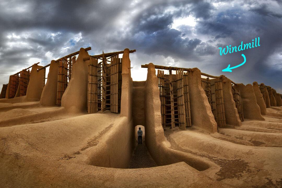 These Ancient Windmills Were Built Over 1,000 Years Ago From Mud, Clay, Straw—And Still Work Today