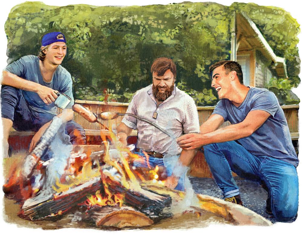 Fathers and Sons Connect in Farm Homesteading Program