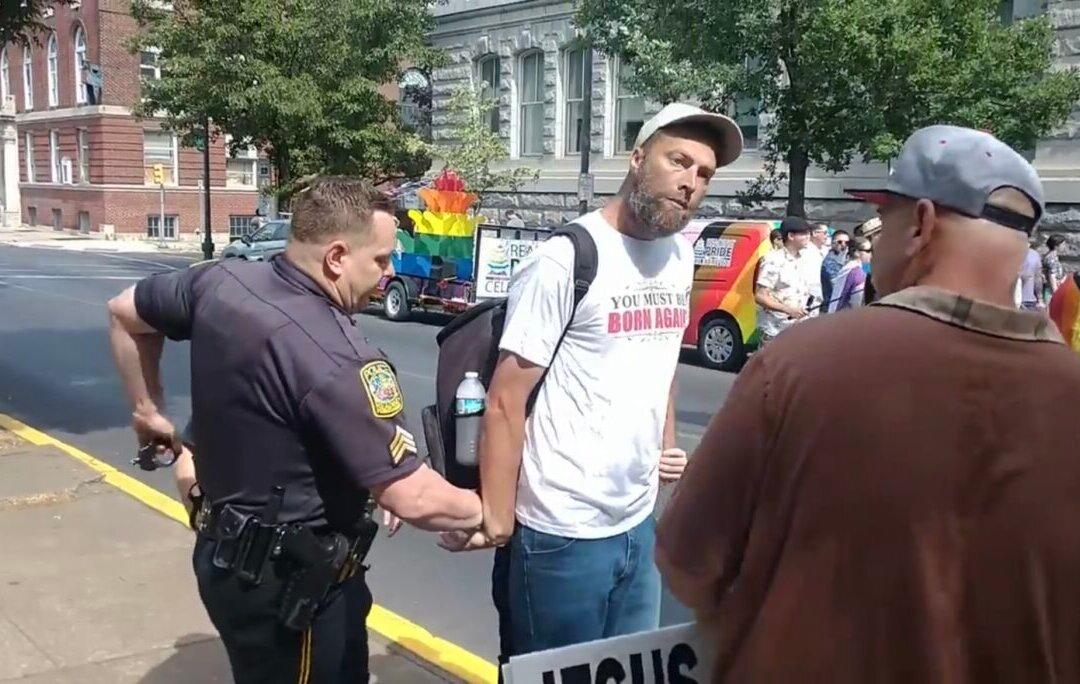 Man Arrested While Preaching at Pennsylvania Pride Event Sues Police